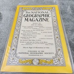 National Geographic Magazine March 1950 No Insert
